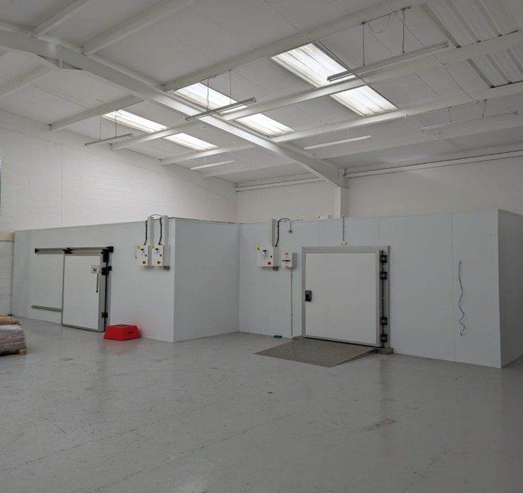 Walk in commercial fridge and freezer