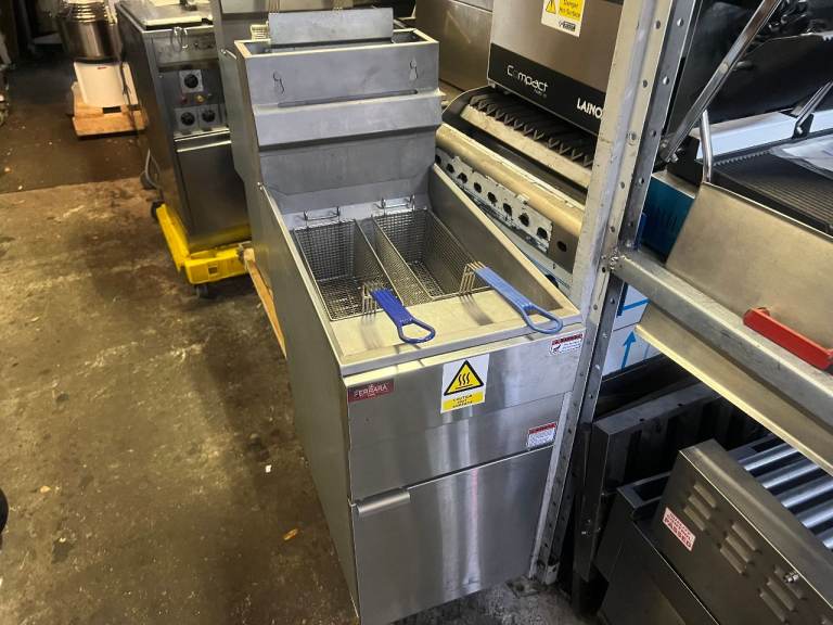 NEW Commercial Stainless Steel Deep Fryer – CAFE KEBAB CHICKEN RESTAURANT CATERING FAST FOOD