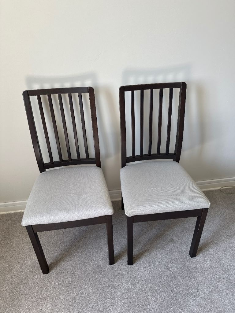 IKEA dining room chairs x 2 