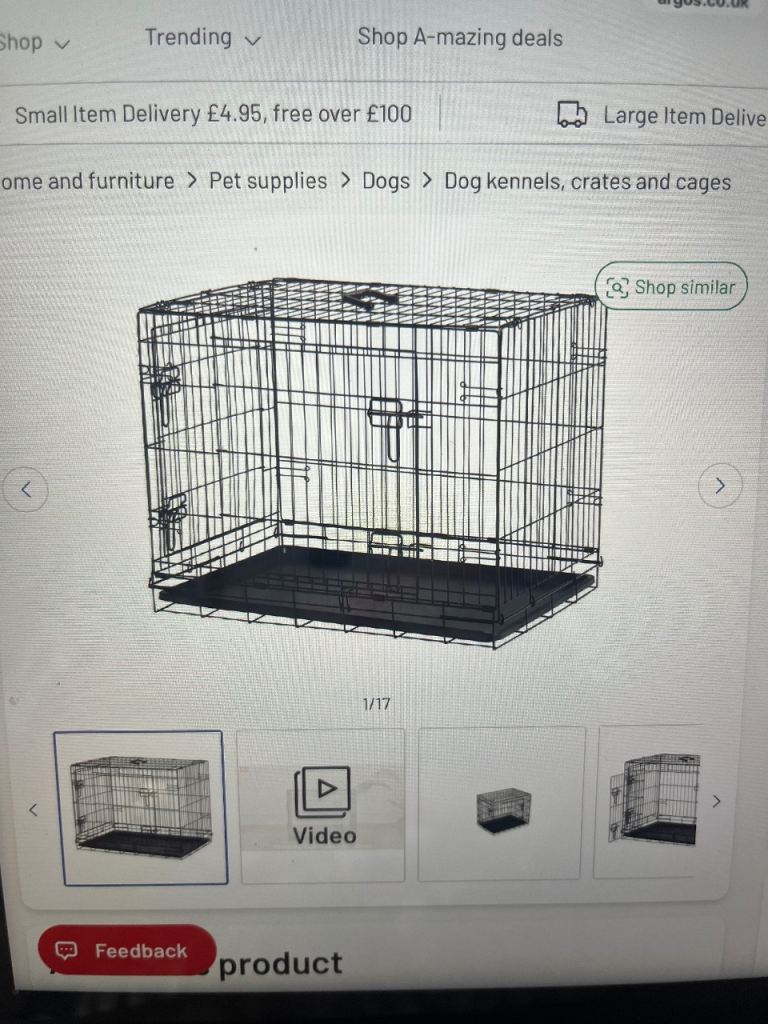 Dog crate 
