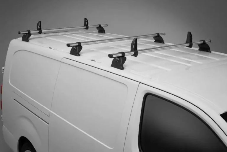 Rhino roof rack with roller bar ( fits Renault traffic style van )