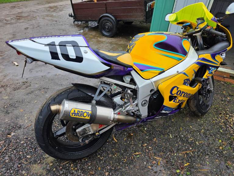 Suzuki, GSX-R, 2003, 599 (cc) k3 corona yellow gsxr 600