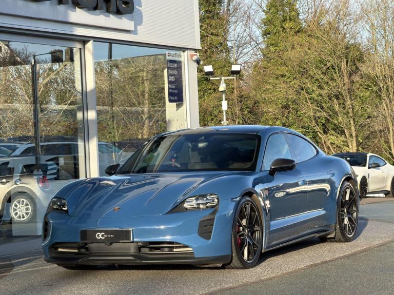 2022 PORSCHE TAYCAN BLUE 440kW GTS 93kWh 4dr Auto 