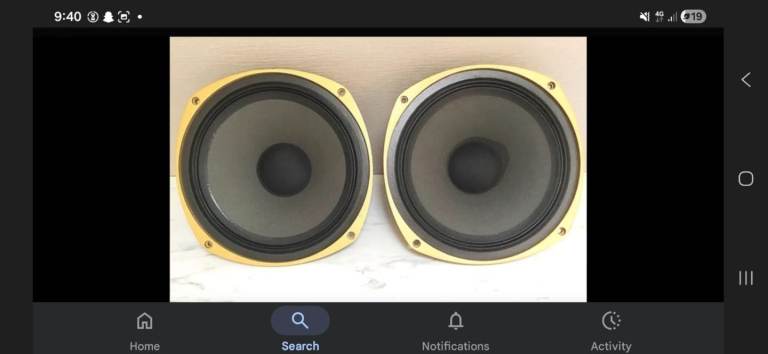 image for X2 15" tannoy speakers 