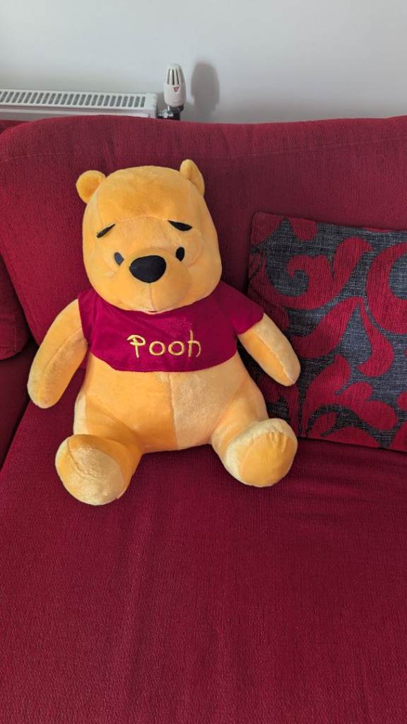 DISNEY Winnie the Pooh Cuddly Toy, Mug & Card + GOOFY mug too! (All NEW) 