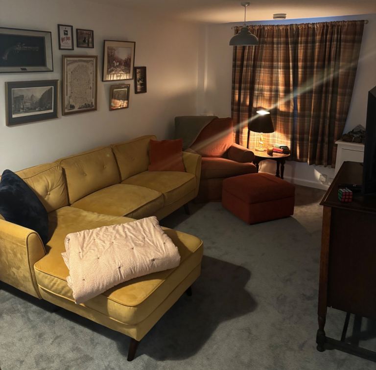 L-shaped sofa 