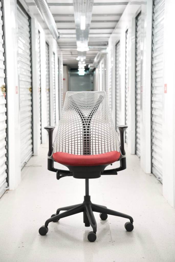 Herman Miller Sayl Office Chair Classic | 2D Adjust Arms | Red Jet Black