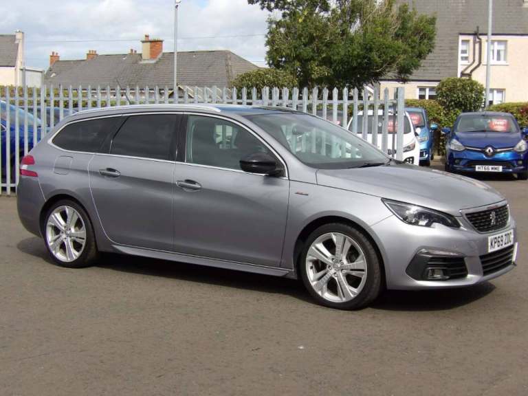 2019 Peugeot 308 1.5 308 GT Line SW Blue HDi S/S 5dr Estate Diesel Manual