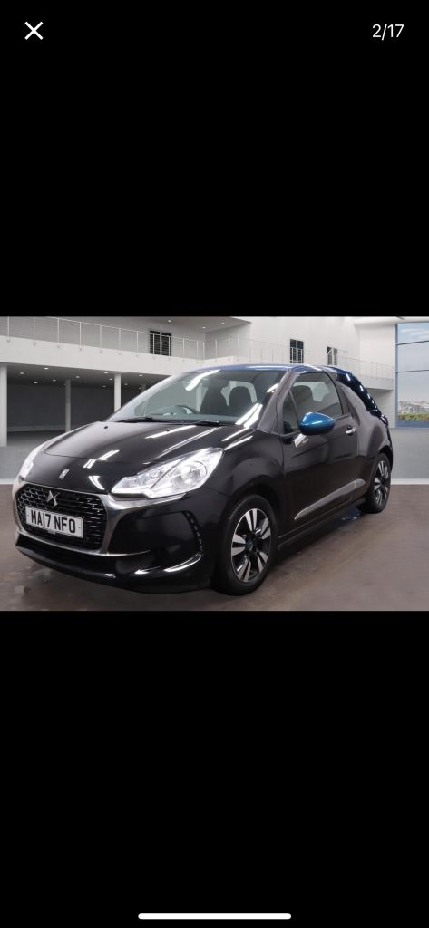 2017 DS Automobiles DS 3 1.2 PureTech 82 Chic 3dr HATCHBACK Petrol Manual