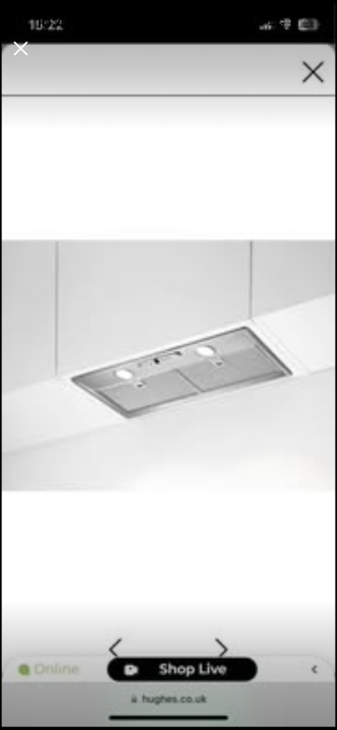 AEG DGB3850M 5000 Canopy Cooker Hood, Stainless Steel, C Rated