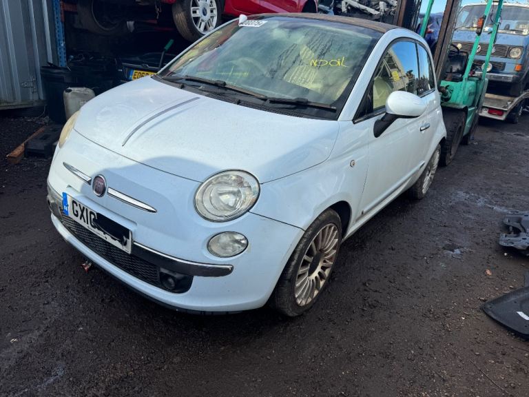 Fiat 500 1.2 2010 blue BREAKING FOR PARTS 
