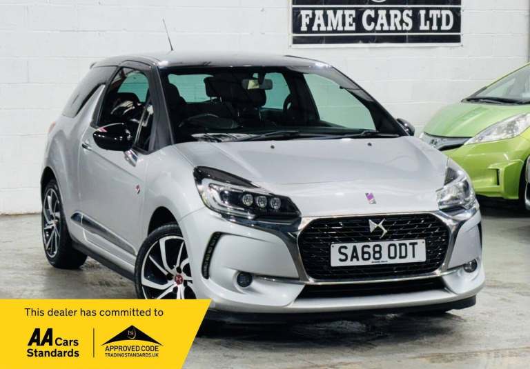2018 DS Automobiles DS 3 1.2 PureTech Performance Line 3dr EAT6 HATCHBACK PETROL Automatic