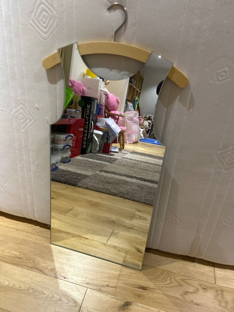 Mirror - dress/ top on hanger -