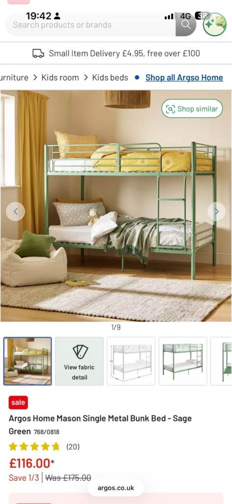 Bunkbeds new without tags 