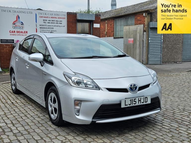 2015 Toyota Prius 1.8 Hybrid 5dr 5 Seats Hatchback Hatchback Petrol/Electric Hybrid Automatic