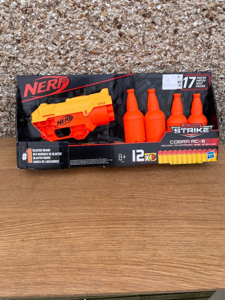 NERF Alpha Strike Cobra RC-6 Blaster - New, Unopened