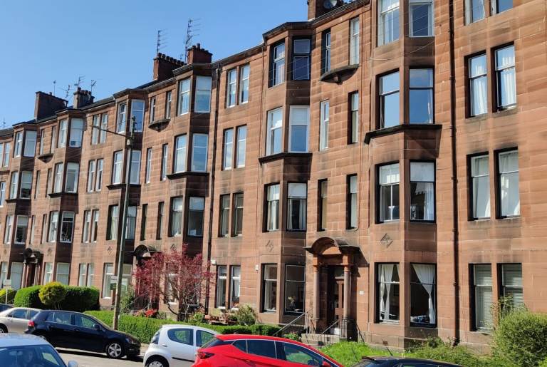 Large one-bed flat in Novar Drive