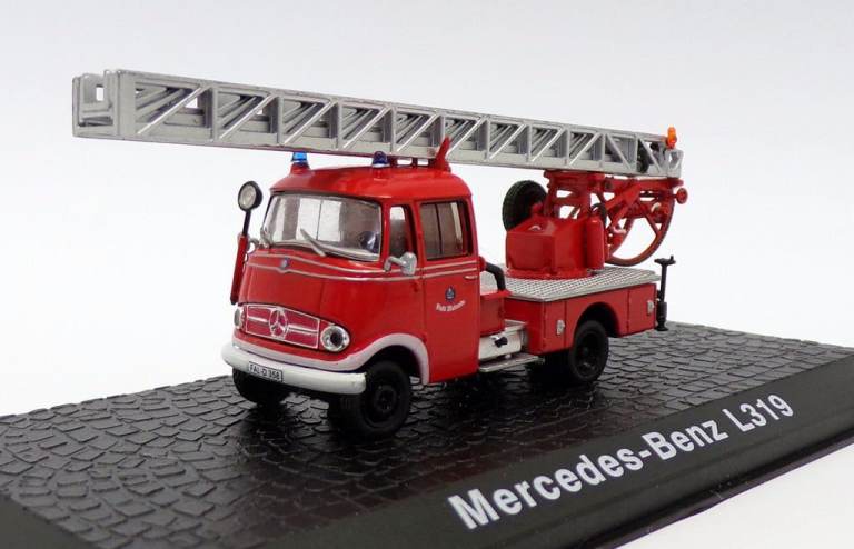 Mercedes-Benz L319 Fire Truck Model (Editions Atlas) - New, Boxed
