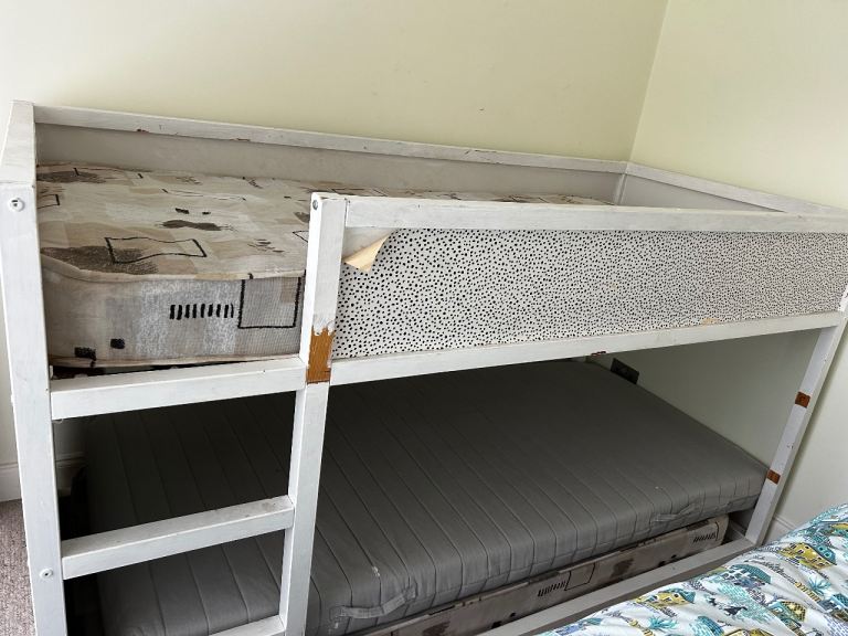 Ikea Kura Bed 2 mattresses 