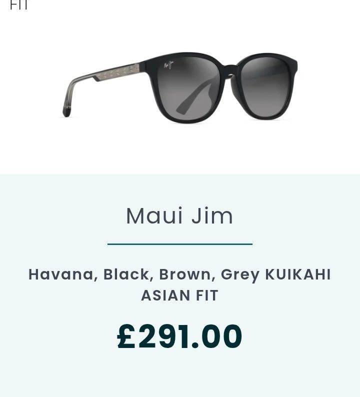 MAUI JIM KUIKAHI ASIAN FIT