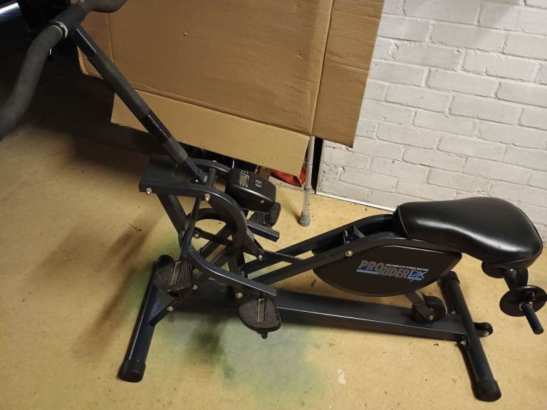 Pro Rider DX  Fitness /Exercise i8 ⁹ 08 ⁹Machine  (including two extra Power Weights)