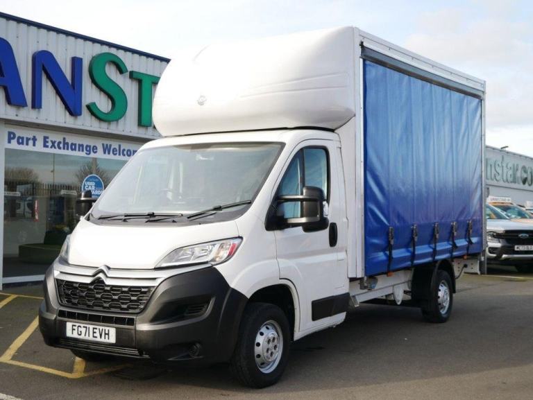 71 CITROEN RELAY 35 2.2 BLUEHDI 140 BHP L3 LONG READY TO RUN CURTAINSIDE