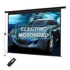 Home cinema electric projector screen 