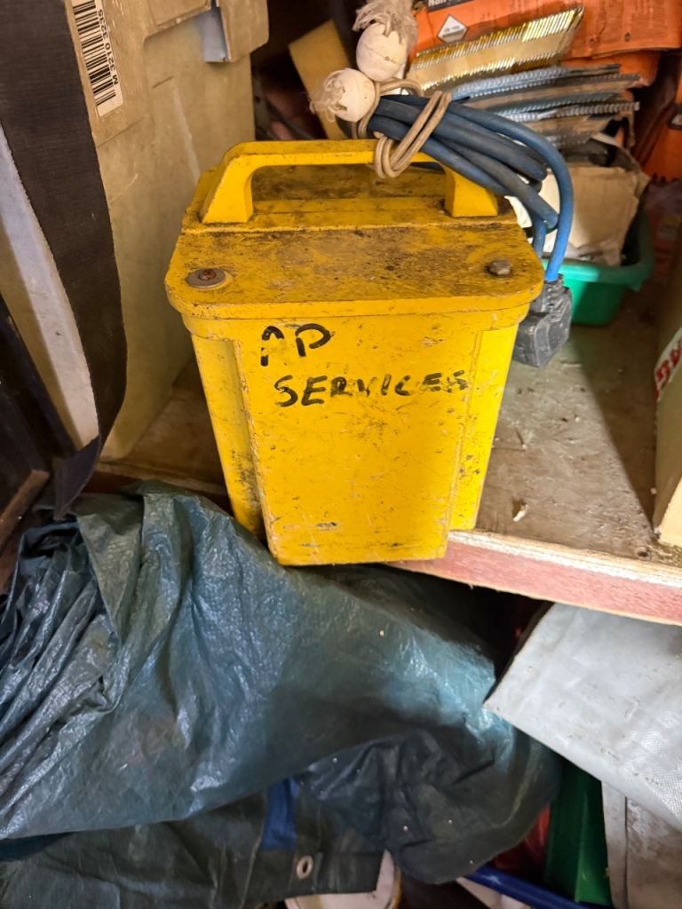 3.3 KVA Portable Transformer – Yellow, Fair Condition