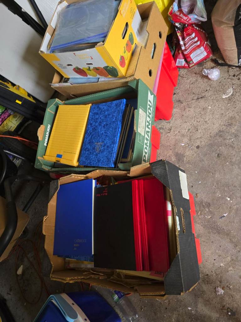 Four boxes of stationary - unused and FREE TO COLLECT