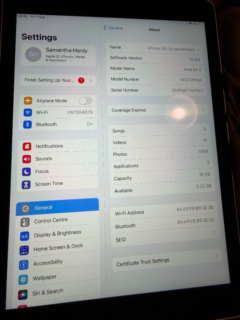 iPad Air 2 