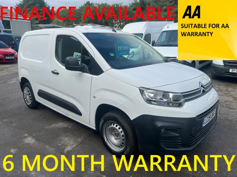 2019 Citroen Berlingo 1.6 BlueHDi 650Kg Enterprise 75ps PANEL VAN Diesel Manual
