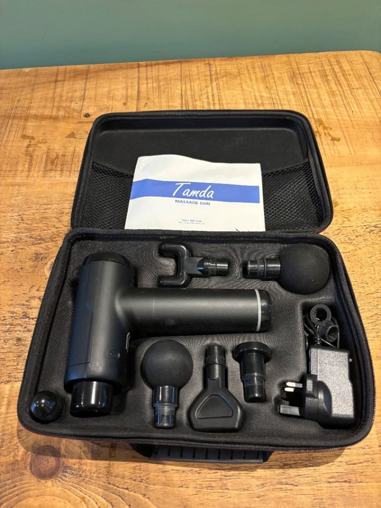 Tamda Massage Gun with Case and Attachments – As Good As New