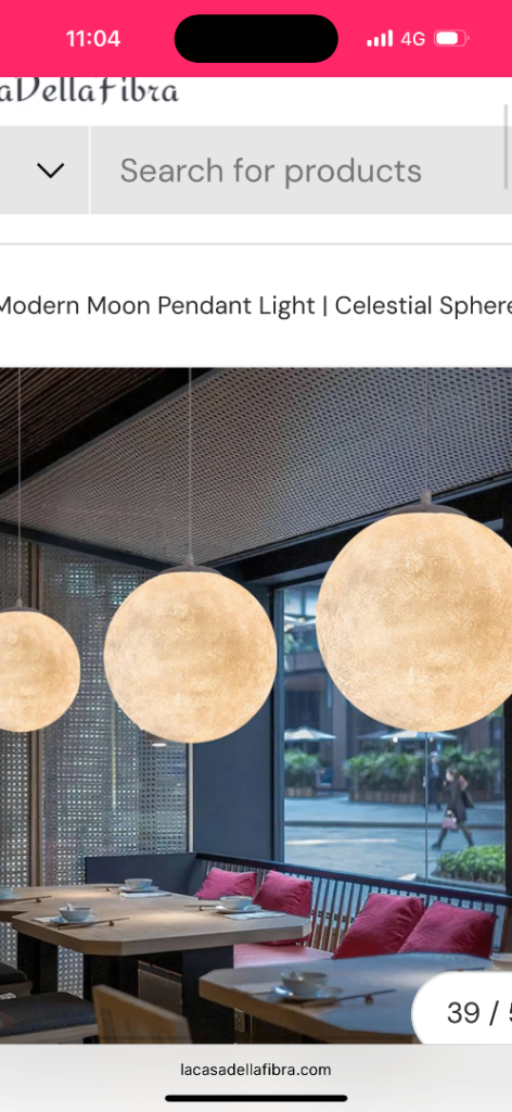 Moon pendant 