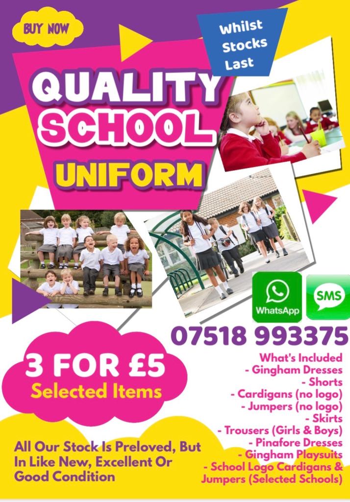 💥 3 For £5 💥 Selected School Uniform / Schoolwear For Boys & Girls 