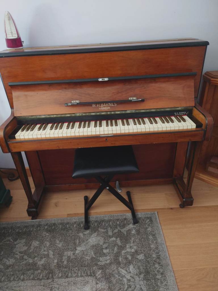 W. H. Barnes Upright Piano – Free. 
