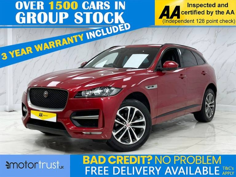2019 Jaguar F-Pace 2.0 D180 R-Sport SUV 5dr Diesel Auto AWD Euro 6 (s/s) (180 ps) ESTATE Diesel A...