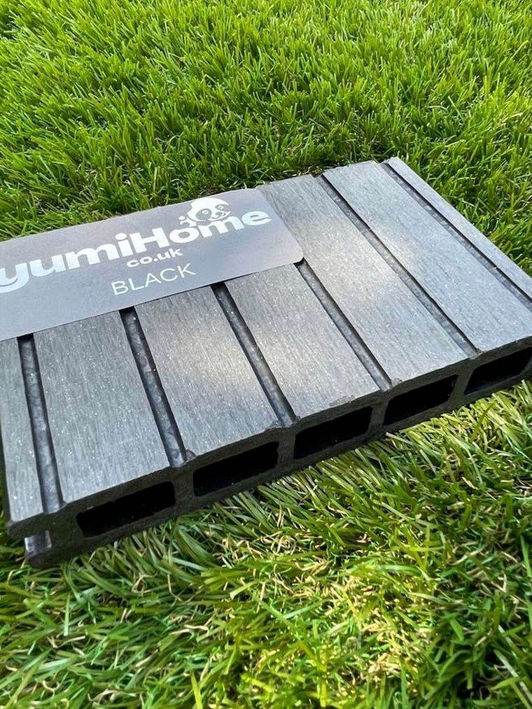 Black Composite boards 3.6m decking boards