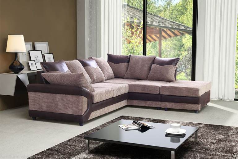 Stylish Dino 3 2 Seater Sofa L Shape Sofa With Cushion 
