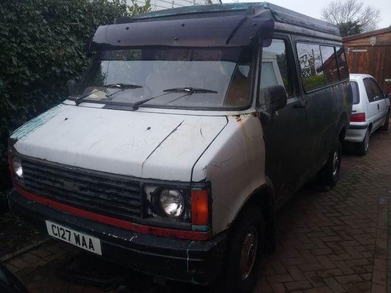 Bedford CF2 2LT 4SPEED Petrol Pop Top Camper for Spares or repair/ Project /Barn Find
