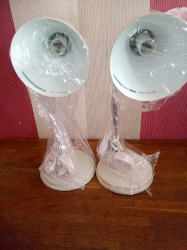 Bedside lamps x2