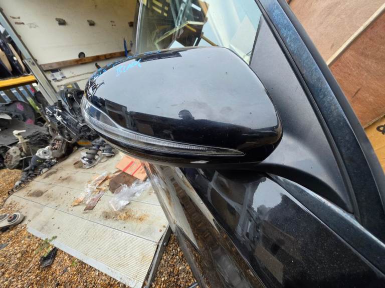 MERCEDES GLC W253 X253 2018 RIGHT Drivers Side DOOR WING MIRROR Black Breaking Parts