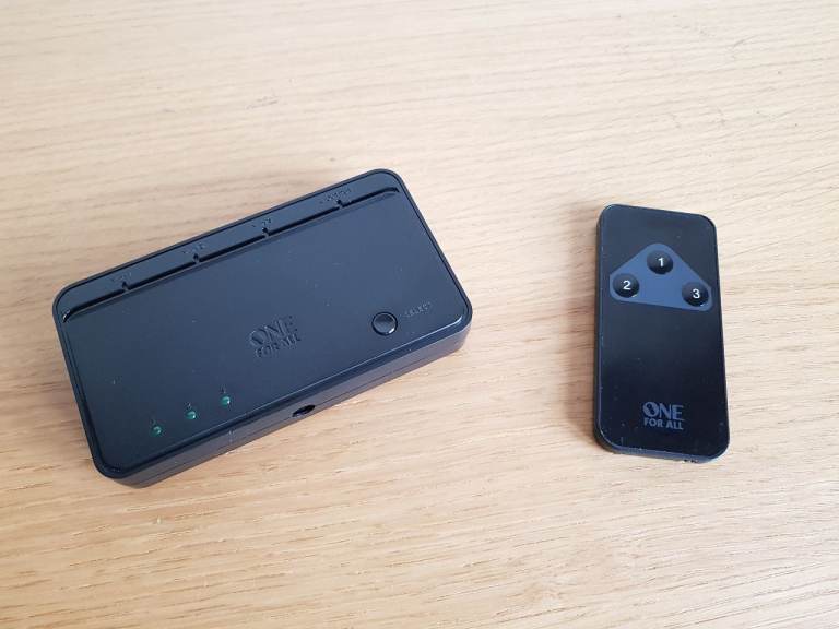 HDMI Switch (3 port) with remote 1080p/4k 