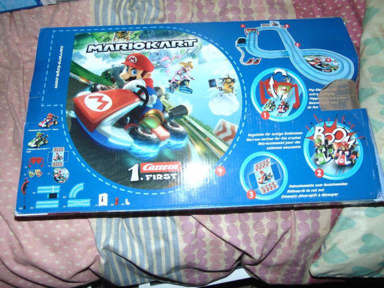 Carrera Mario Kart Slot Car Race Track Set - 