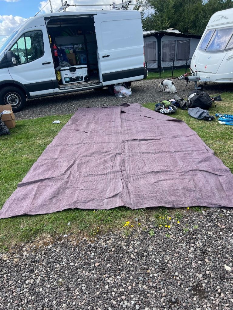 Caravan/motorhome caravan awning carpet