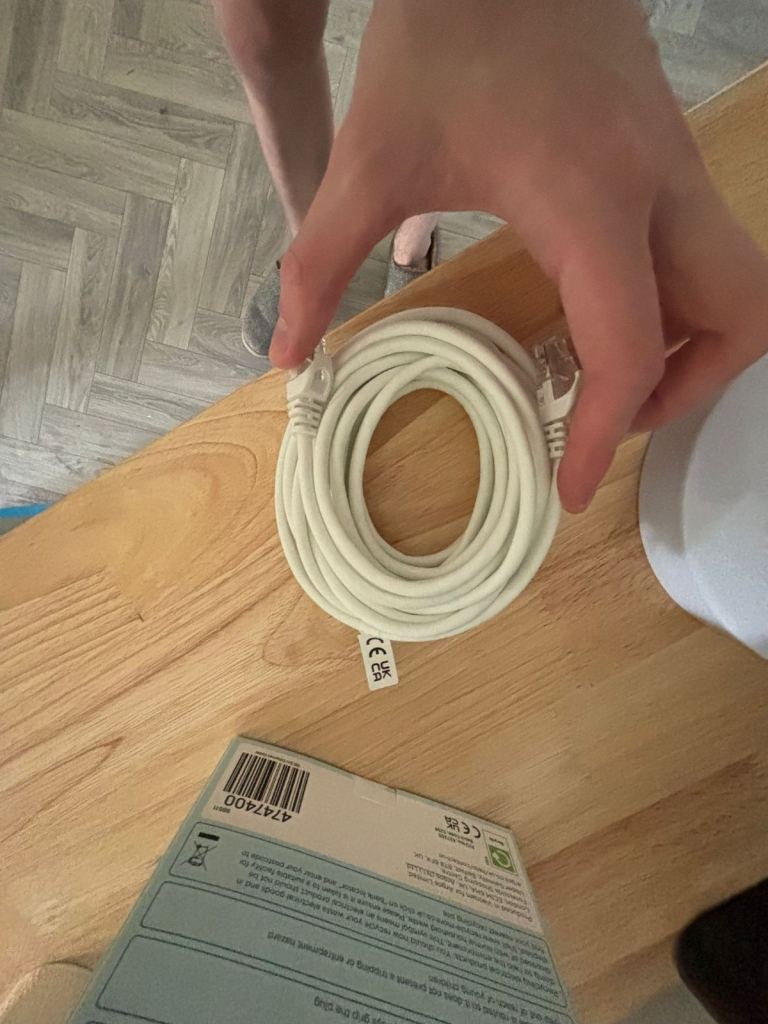 Ethernet cable 