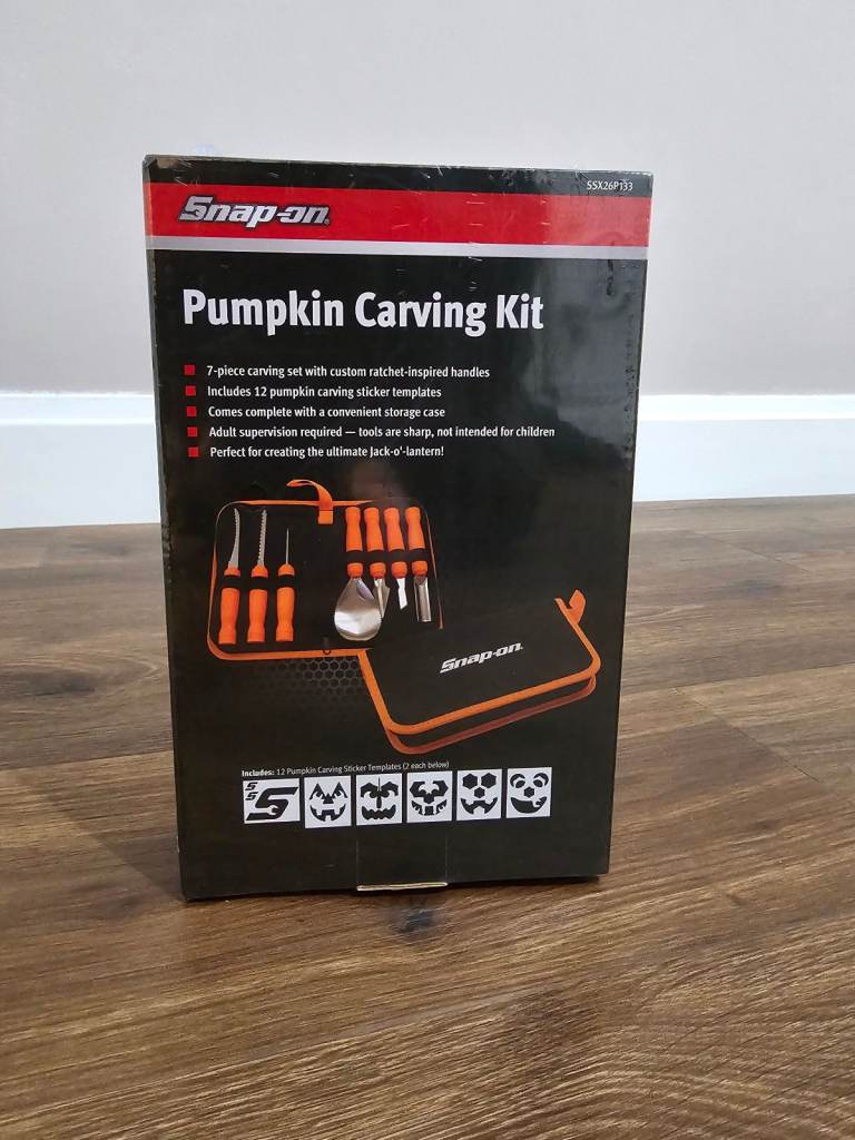 Snap-on Pumpkin Carving Kit - New, Unused