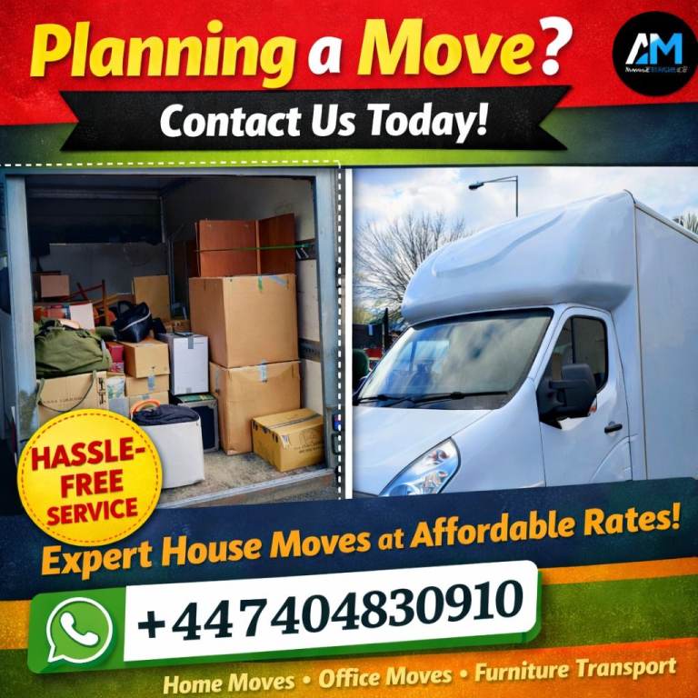 Man and Van Removals London | House Moves | Office Moves | Call Now