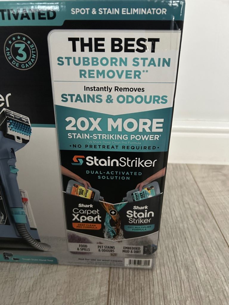 Brand new Shark stainstriker