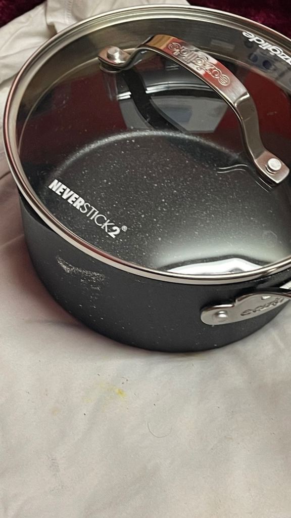 Eaziglide Neverstick2 Aluminium Non-Stick Saucepan, 20cm Rrp £60