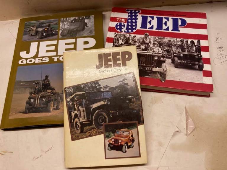 3 x Vintage Classic “Jeep” Books All Unread & Unmarked